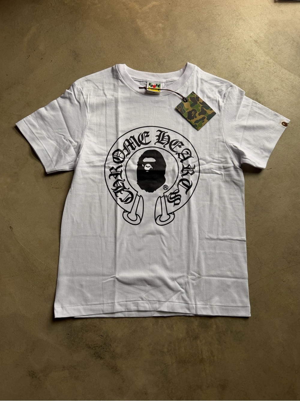 Chrome x Bape White T-Shirt